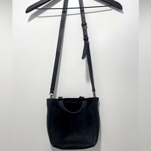 Madewell Black Leather Small Crossbody Bag